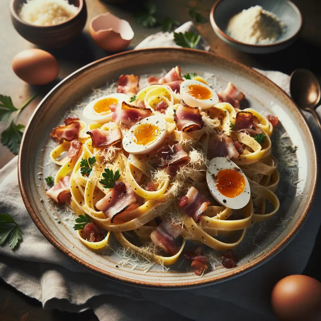 Tagliatelle alla Carbonara